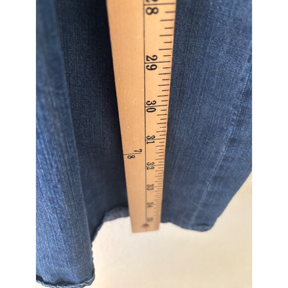 Tommy Hilfiger Womens Blue Button-Down Denim Dress Size 10 - Picture 9 of 11